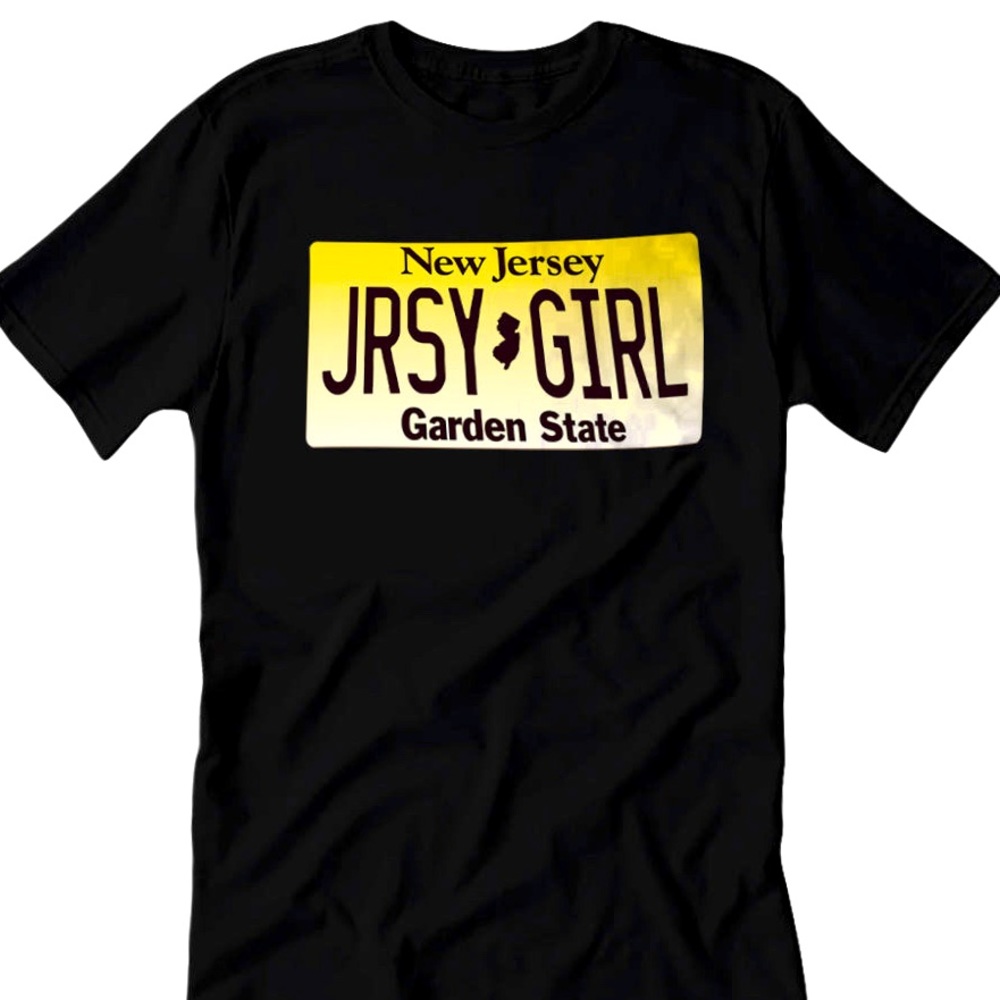 Jersey Girl License Plate T-shirt